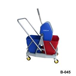CAMY Chariot essoreuse double pour balai à franges 36l B-045