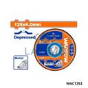 Wadfow Disque ebarb acier 125x6mm WAC1353