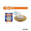 Wadfow Brosse mtq plate a tige 75mm WCE4401