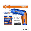 Wadfow Tournevis sans fil 4v + 9 acc WCV4415