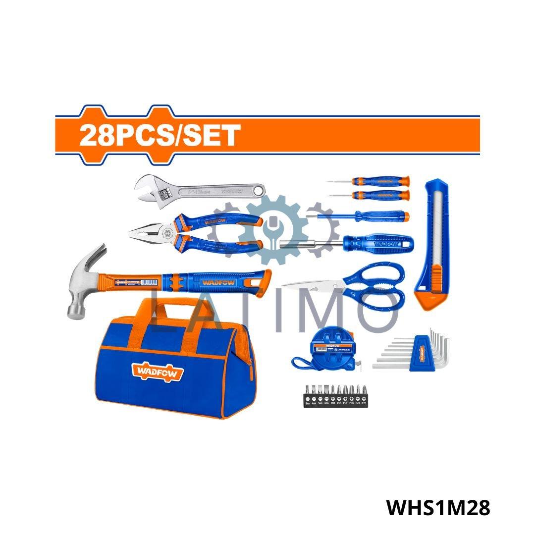 Wadfow Sac jeu 28 outils WHS1M28