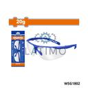 Wadfow Lunette protection transparente Bleue WSG1802