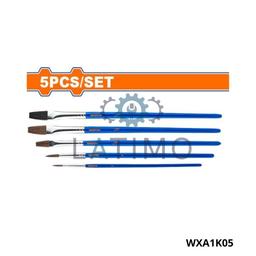 Wadfow Jeu 5 pinceaux a filet WXA1K05