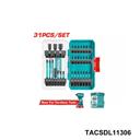TOTAL Jeu 31 embouts TACSDL11306