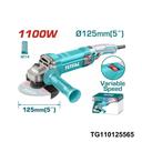 TOTAL Meuleuse d’angle 125mm 1100w + variateur TG110125565