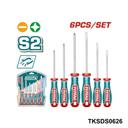 TOTAL JEU DE 6 TOURNEVIS DIVERS TKSDS0626