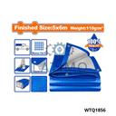 Wadfow Bache de protection 5x6m WTQ1856