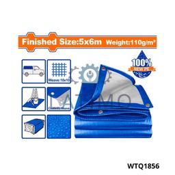Wadfow Bache de protection 5x6m WTQ1856