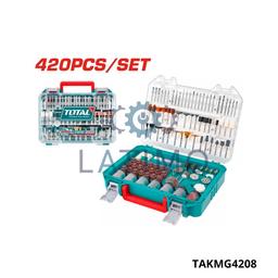 TOTAL accessoires mini meuleuse 420 pcs TAKMG4208