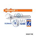 Wadfow Cle à molette chrome 8″ 200mm WAW1108