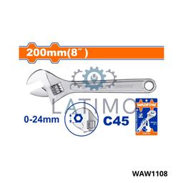 Wadfow Cle à molette chrome 8″ 200mm WAW1108