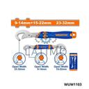 Wadfow Jeu 2 cles multiprises WUW1103