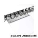 LATIMO Charnière inox rideaux lanière 300mm CH300I