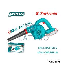 TOTAL Souffleur sans batterie sans chargeur TABLI2078