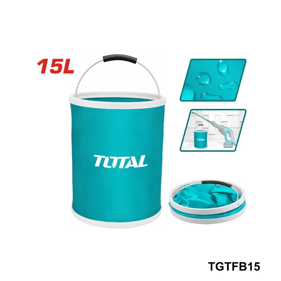 TOTAL Seau pliant 15l impermeable TGTFB15