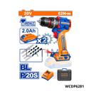 Visseuse perceuse 20v brushless 62nm WCDP6281