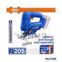 Wadfow Scie sauteuse sans batterie sans chargeur WLS1565