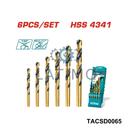 TOTAL Jeu 6 meche metal TACSD0065