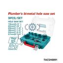 TOTAL Jeu 9 scie a cloche bi-metal Plombier 19-57 TACSH0091