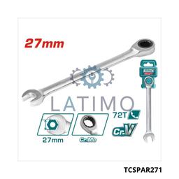 TOTAL Cle mixte a cliquet 27mm TCSPAR271