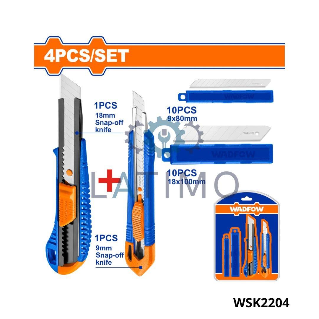 Wadfow Jeu 2 cutteur 9+18+20 lame WSK2204