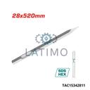 TOTAL Burin hex pointu 28x520mm TAC15342811