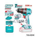 TOTAL Visseuse perceuse 55nm mandrin metal a 2b TIDLI20558