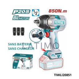 TOTAL Cle a choc 1 2 850nm sans batterie sans chargeur TIWLI20851
