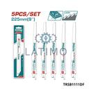 TOTAL Jeux 05 lames de scie alternative TRSB1111DF