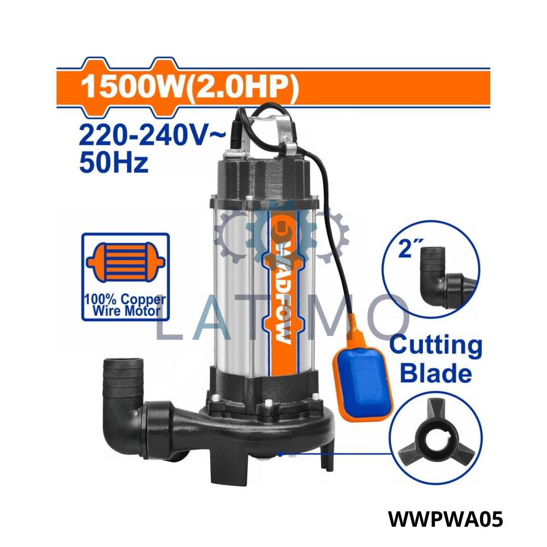 Wadfow Pompe vide cave 1500w 2hp WWPWA05