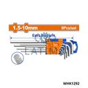 Wadfow Jeu 9 cles male extra long crv gm WHK1292
