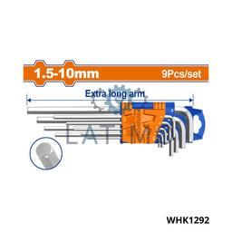 Wadfow Jeu 9 cles male extra long crv gm WHK1292