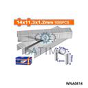 Wadfow Agrafes 14×11.3×1.2mm WNA0814