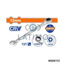 Wadfow Cle mixte a cliquet 12mm crv WSA5112