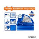 Wadfow Bache de protection 6x12m WTQ1862