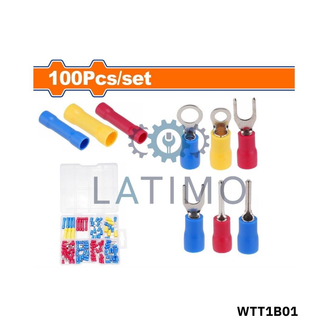 Wadfow Jeu 100 connecteur cosse a sertir WTT1B01