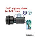 TOTAL Adaptateur 1 2 vers 1 4 TAC60501
