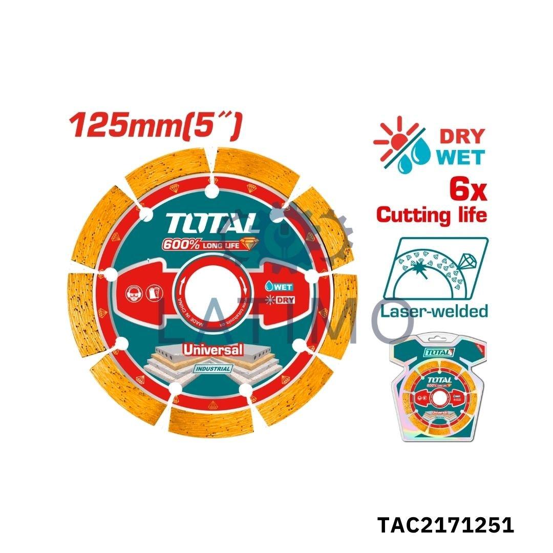 TOTAL Disque diamant universel 125mm TAC2171251