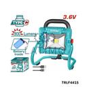 TOTAL Projecteur portatif rechargeable 900lm TRLF4415