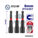 EMTOP Jeu 03 tourne-ecrous 8x65mm EMNS0831