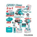 TOTAL Kit outillages 3en1 20v TCKLI20358