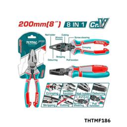 TOTAL Pince 8en1 200mm THTMF186