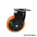 LATIMO Roue pivotante pvc 50mm sans frein ART03454