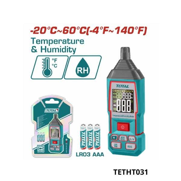 TOTAL Thermo-hygromètre numériqueTETHT031