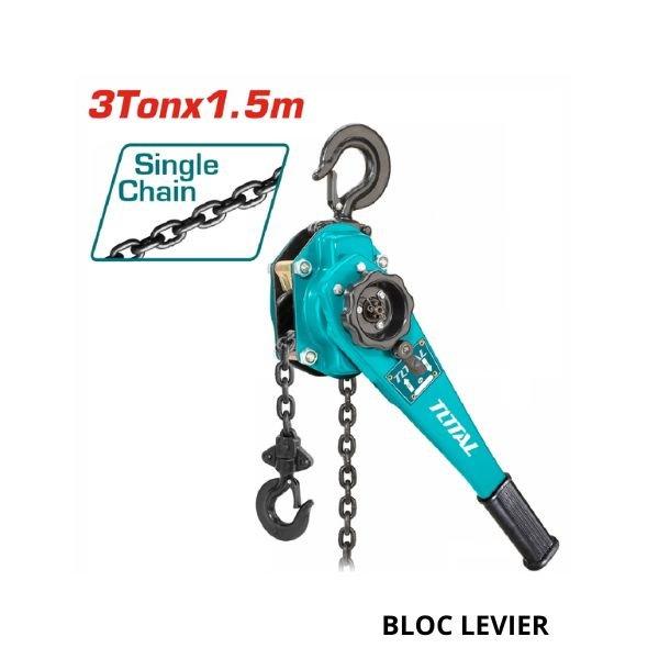 TOTAL Palan a levier 3 ton THSLB3001