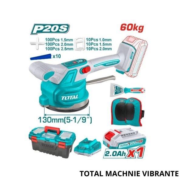 TOTAL Machine vibrante Marbre+Acc TTVLI20018