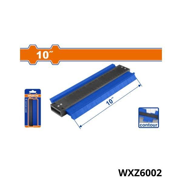 Wadfow Jauge de contour ABS 10 WXZ6002