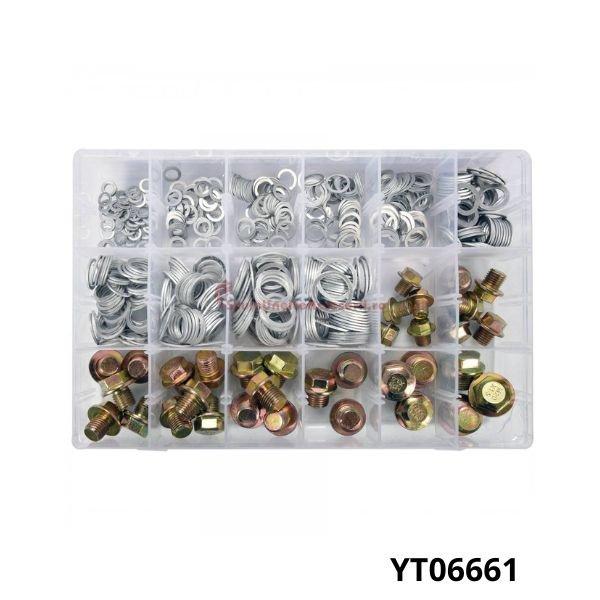 YATO Assortiment bouchon de vidange d’huile 534 pcs YT06862