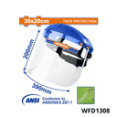Wadfow Visiere de protection WFD1308