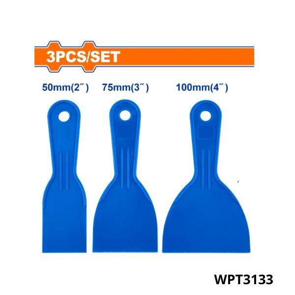 Wadfow Jeu 3 palettes plastique WPT3133